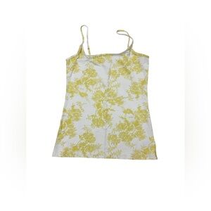 next White & Yellow Floral Spaghetti Strap Cami